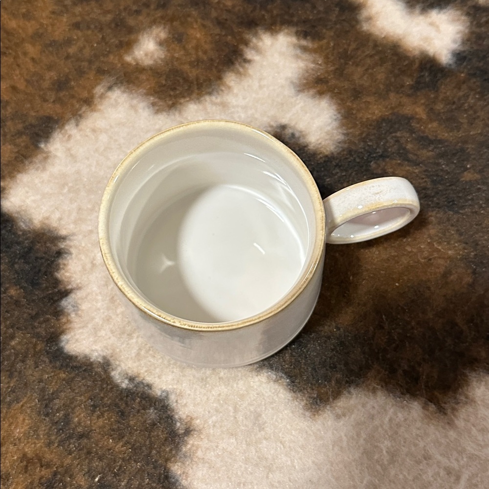 Classic White and Tan Mug - Picture 2 of 4